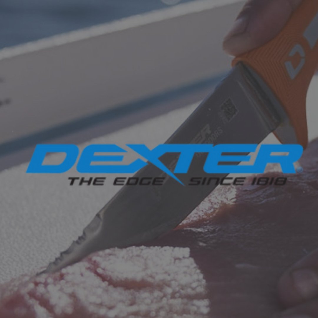 Dexter fishing knives in tackle shop in Montauk, NY