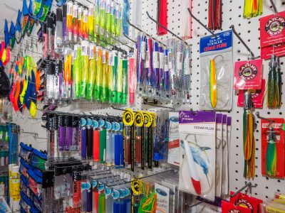 Montauk tackle shop sells baits and lures